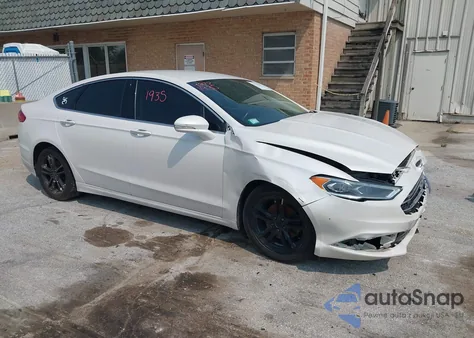 2018 Ford Fusion Se из США, поврежденный, VIN 3FA6P0HD5JR179561